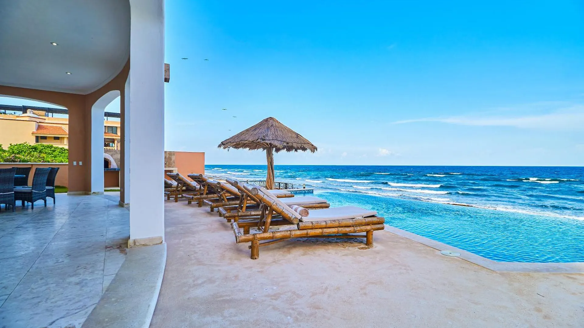 Hacienda Tankah Stunning Private Villa With 7 Bedrooms 8 Beds Pool And Personal Cook Luxury Exclusivity And Comfort For Groups And Families Of Up To 14 Guests In A Paradise By The Sea Tulum 0*,  Mexico