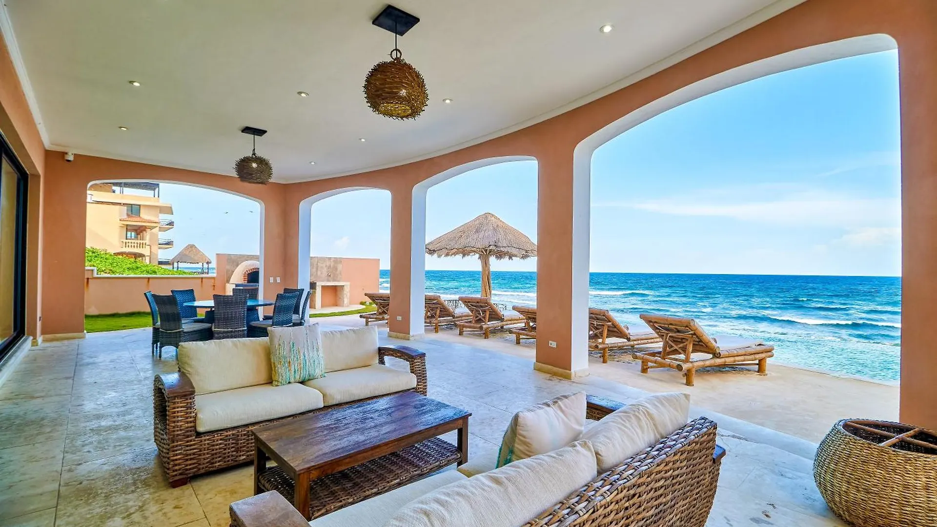 Hacienda Tankah Stunning Private Villa With 7 Bedrooms 8 Beds Pool And Personal Cook Luxury Exclusivity And Comfort For Groups And Families Of Up To 14 Guests In A Paradise By The Sea Tulum