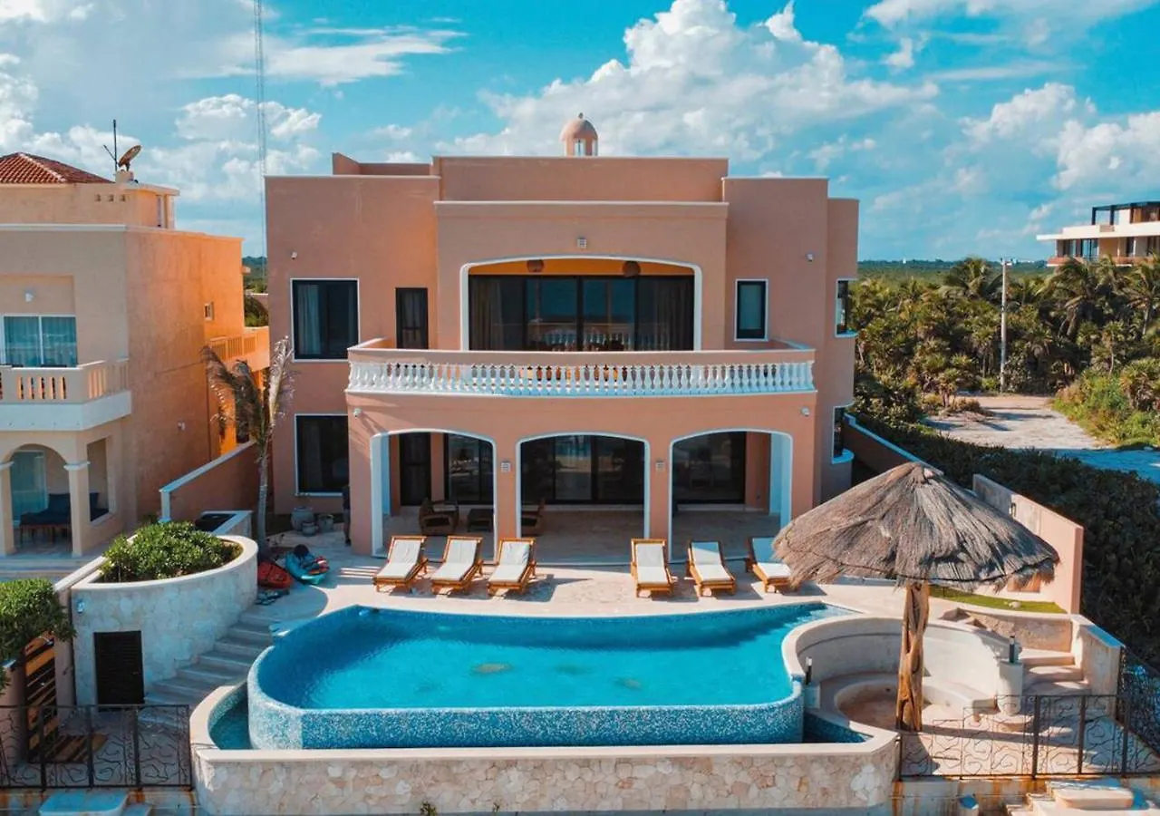Hacienda Tankah Stunning Private Villa With 7 Bedrooms 8 Beds Pool And Personal Cook Luxury Exclusivity And Comfort For Groups And Families Of Up To 14 Guests In A Paradise By The Sea Tulum
